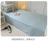 Japan Style Bedding Set Plaid Duvet Cover Set With Sheet Bedroom Decor Skin Friendly King Single Double Bedding Set Home Textile