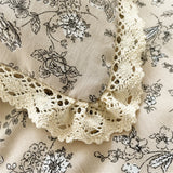 INS Girls Cherry Soft Bedding Set Washed Cotton Bed Sheet Queen King Size Duvet Set Flower Comforter Set Pillowcase Bed Linens