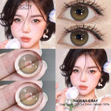 2pcs Colored Contact Lenses for Eyes Cosmetic Blue Lenses Gray Lenses Green Eye Natural Lenses Fashion Lenses Beauty