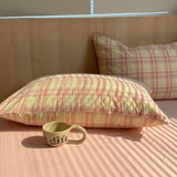 100 Cotton Pillowcase 2 PCS Colorful Stripe Pillow Case Bedding Black Pillow Cover Envelope Pillow Case Cover Nordic Sling