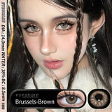1pair Color Contact Lenses for Eyes Natural Eye Lens Blue Eye Lenses Brown Lenses Gray Pupils Yearly Green Eye Contacts