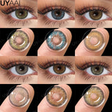 NEW Colored Pupils Makeup Green Contact Lenses Beauty Women Colored Pupils Cosmetic Brown Natural Pupils
