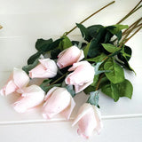 11pcs/Lot Rose Artificial Flowers Real Rose Touch Flowers Home for Decorations Wedding Party or Birthday Bouquet