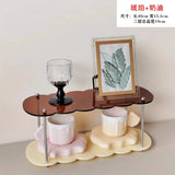 2-3 Layer Acrylic Display Stand Cup Rack Countertop Organizer Rack Restaurant Side Cabinet Organizer Rack Perfume Display Racks