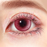 Colored Contact Lenses Lalens Cosplay Cartoon Pink Red Purple Color Contacts Eye Lens Eyes Half Year 2Pcs