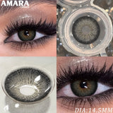 1 Pair Fashion Color Contact Lenses for Eyes Brown Lenses Colorcon Blue Lenses Yearly Beautiful Grey Eye Pupils Lens