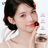 1 Pair Big Eye Color Lens Makeup Colorcon Brown Natural Color Eye Contacts Black Lenses y2k Korean Green Pupils