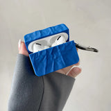 Korea Klein Blue Silicone Block for AirPods Pro 2 Case for AirPods 2 3 Bluetooth Earphone Accessories With Keychain Lovely Funda