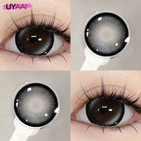 Grey Color Contact Lenses Big Black Eyes Lenses Natural Brown Lens Beauty Pupils Comestic Blue Lens 14.5/14.2mm