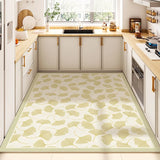 Small Fresh Style Kitchen Floor Mat PVC Leather Non-slip Balcony Rug Home Oil-proof Waterproof Impermeable Carpet Ковер Tapis 러그