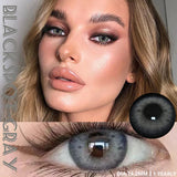 1Pair Color Contact Lenses for Eyes Blue Color Lenses Natural Gray Pupils for Eyes Green Lenses Brown Contacts Yearly