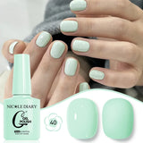 10ML Gel Nail Polish Solid Color Glass Gel Varnish Nail Art Gel Spring Summer Gel Nail Soak Off UV Gel Gel Vernis