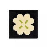 Tufting Seat Mat Soft Round Square Floral Splash Firework Floor Chair Sofa Cushion Pad Home Office Chic Cozy Decor 40x40cm