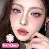 2pcs Myopia Color Contact Lenses for Eyes with Prescription Beauty Pupils Makeup Eye Color Lenses Fashion Blue Lenses