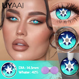 Halloween Cosplay Cosmetics Color Contact Lenses Red Color Lens Anime White Lenses Big Eye Lenses