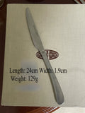 Simple Silver Matte Stainless Steel Tableware Knife Fork Spoon Fruit Fork Butter Knife Texture