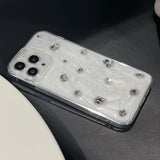 3D Diamond Phone Case For iPhone 16 15 14 13 12 11 Pro X XR XS Max 7 8 plus Soft TPU Shockproof Back Cover