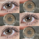 2Pcs Gray Color Contact Lenses For Eyes Natural Eye Brown Color Lens Cosmetic Soft Eye Lenses Beauty Pupils Blue Lenses