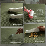 1/2/3/4 Seater Thick Corduroy Full Wrap Sofa Cover, Non-Slip Anti-Scratch Pet-Friendly Washable Slipcover with Armrests
