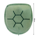 Wearable Turtle Shell Pillow PP Cotton Full Filling Soft Removable Kids Adults Gift Stuffed Animal Costume Plush Toy Home Decor