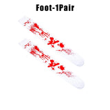 Gory Blood Splatter Gloves Ultra-Realistic Halloween Prop for Terrifying Bloody Hands Effect Perfect for Haunted House Actors