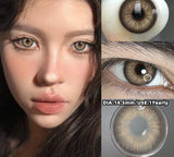 Colored Contacts Lenses with Myopia Naturally Gray Brown Beautiful Pupils with Degree Blue Eyes Lenses Fast Shipping