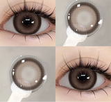 0~-6.00 Myopia Lenses 1 Pair Colored Contact Lenses with Degree Natural Eye Contact Prescription Lens Fashion Lenses