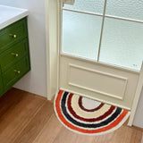 Tufted Rainbow Bathroom Mat Soft Tufting Colorful Bedroom Carpet Bathmat Rug Non Slip Pad Aesthetic Home Room Decor 45x80cm