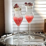 Ikeehome  Creative Human Body Glass Wine Drinkware Cocktail Tumbler Juice Cup Funny Kitchen Coffee Latte High-footed Mug Glassware Barware