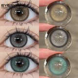 1 Pair Color Contact Lenses for Eyes fashion Color Eye Lens Brown Eye Lenses  Gray Pupils Lens Yearly soft lenses