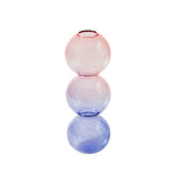 Lilac Glass Candlesticks Candle Holders Wedding Table Centerpieces Nordic Home Decoration Christmas Gift Glass Candle Holder