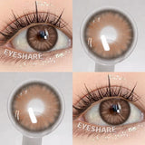 NEW 1Pair Natural Colored Contact Lenses For Eyes Beauty pupillents Grey Pupils Brown Contacts New Cosmetic Eyes Makeup