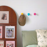 Screws Adhesive Hooks Creative Hooks Wall Hooks Clothes Hooks Behind Doors Strong Adhesive No Punching Children's Cute Hooks