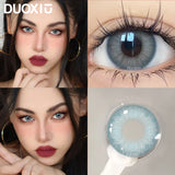 1Pair Blue Color Contact Lens Pupils High Quality Cosmetic Gray  Brown  Degrees Lenses Makeup Purple Eye Fast Shipping