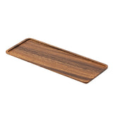 Multi-Function Wooden Tea Tray Rectangular No Splicing Serving Tray Snack Fruit Tray Coffee Serving