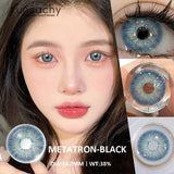 1pair Colorful Contact Lenses Brown Lenses Fashion Makeup Pupil Eyes Lens Cosplay Cosmetic Lens Yearly Use Eye Contact