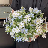Korean Style Daisy Butterfly Flower Artificial Flowers Dried Flower Bouquet Living Room Window Wedding Greenhouse Decoration