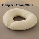 Professional Salon Use round Face Pillow Massage Bed Hole Pad Removable Cover Neck Shoulder Back Massager U-Shaped Pillow