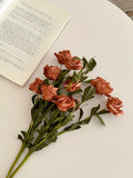 Ins Style Artificial Flower Rose Style French Dried Flowers Fake Flower Decora Ornaments Hand Holding Flower Photography Props