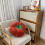Bay Window Tatami Floor Thickened Butt Cushion Round Tomato Tomato Pillow Vegetable Mushroom Persimmon Futon Cushion