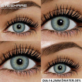1pair Natural Color Contact Lenses for Eyes Blue Lenses Gray Pupils Lens Brown Lenses Yearly Cosmetic Green Contacts