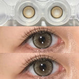 2pcs Natural Grey Contact Lenses with Diopters Cosmetic Contact Lens Yearly Beautiful Pupil Contact Lenses Free Shipping