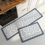 Kitchen Carpet Water Absorbent Non-slip Floor Mat Diatom Mud Oil Absorption Mats Black White Houndstooth Home Decoration Rug