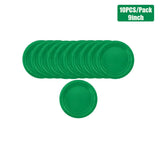 Solid Green Party Supplies Disposable Tableware Set Paper Plates Cups Napkins Tablecloth Kids Boy Birthday Baby Shower Decor