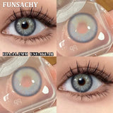 1 Pair  Contact Lenses for Eyes Color Eye Contacts Brown Gray Lens Beautiful Pupils for Makeup Yearly Use