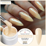 20ml Nude Pink Nail Extension Gel – UV/LED Soak-Off Builder Gel for Professional French Manicure