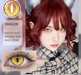 1pair Halloween Contact Lenses for Eyes Anime Cosplay Colored Lenses Beauty Pupils Black Lenses Red Lens