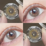 1pair Blue Green Gray Brown Color Contact Lenses Iris Circle Lens 14mm