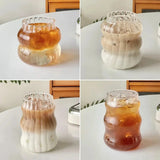 Creative Ins Glass Cup Heat-resistant Tumbler Transparent Tea Juice Milk Coffee Mug Home Water Glasses Cocktail Beer Glasses
