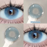 2pcs Cyberpunk Blue Contact Lenses for Eyes Beauty Eye Color lenses Natural Gray Lens Fashion Color Pupils Myopia Lenses